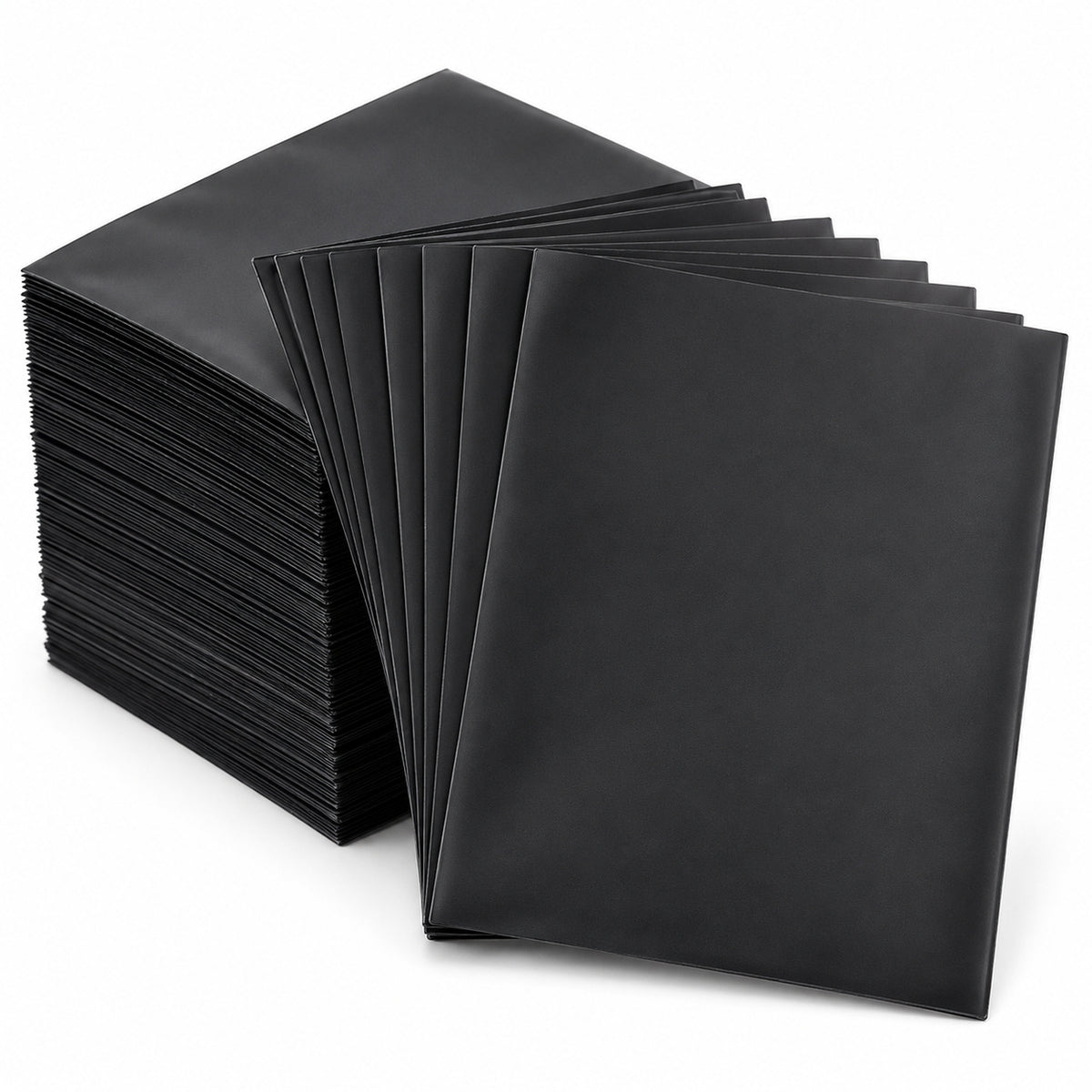 Matte Black Card Sleeves 100 Pack